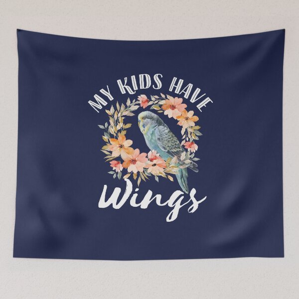 Item preview, Parakeet Budgie Mom My Kids Have Wings designed and sold by jaygo.