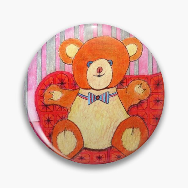 Item preview, 536 - CUDDLY TEDDY BEAR - DAVE EDWARDS - COLOURED PENCILS - 2021 designed and sold by BLYTHART.