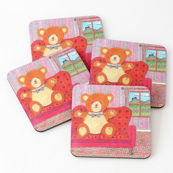 Item preview, 536 - CUDDLY TEDDY BEAR - DAVE EDWARDS - COLOURED PENCILS - 2021 designed and sold by BLYTHART.
