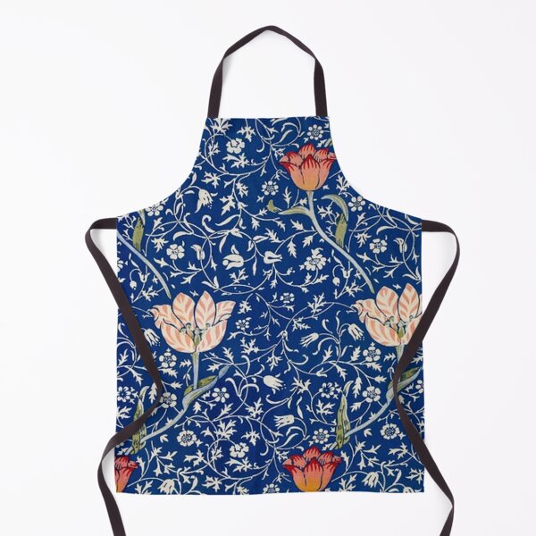 Item preview, Navy Blue and Orange Flowers designed and sold by loveoceanair.