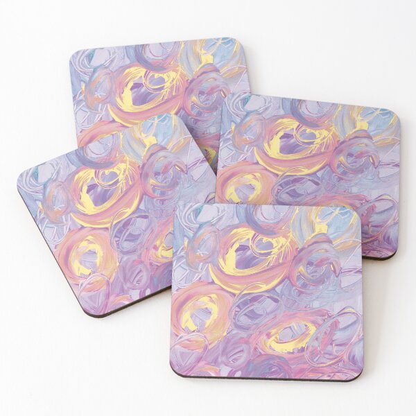 Item preview, Swirl of lilac and yellow designed and sold by courbebleue.