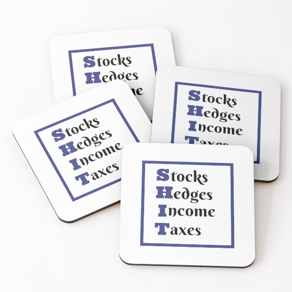 Item preview, Stocks Hedge Income Taxes designed and sold by KwaleKreates.