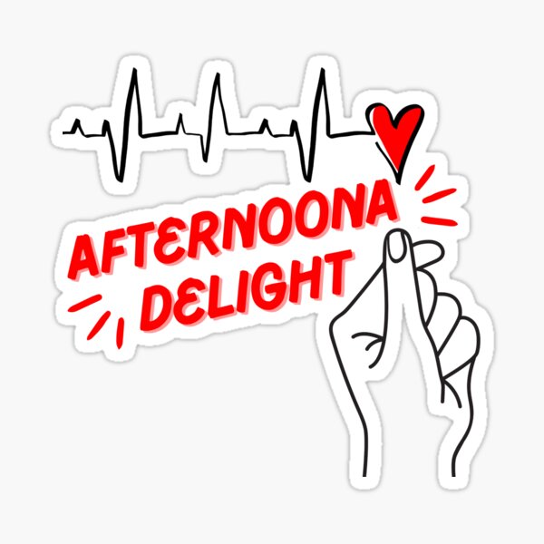 AfterNoona Delight Logo Sticker