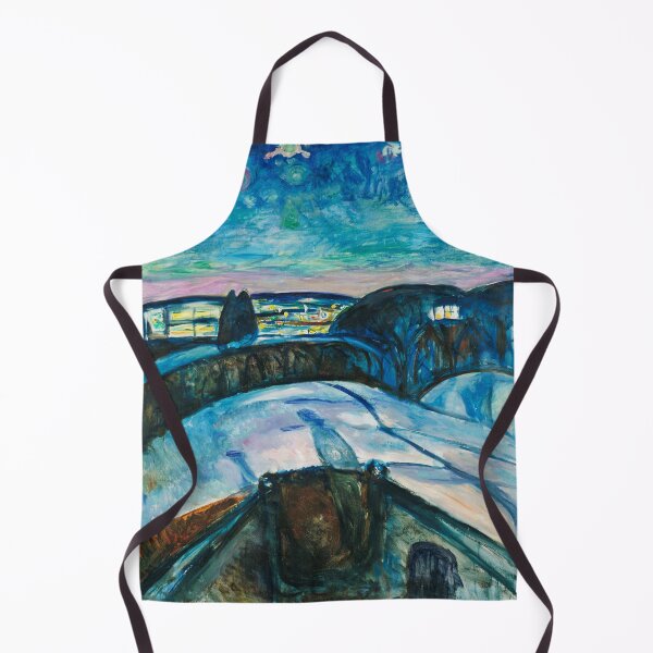 Item preview, Starry Night - Edvard Munch designed and sold by brushandframes.