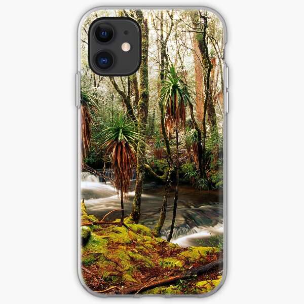 Pine Valley in winter iPhone Soft Case