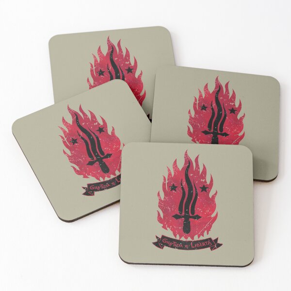 Item preview, Giustizia e Liberta - Red Flame designed and sold by Royal-Elite.