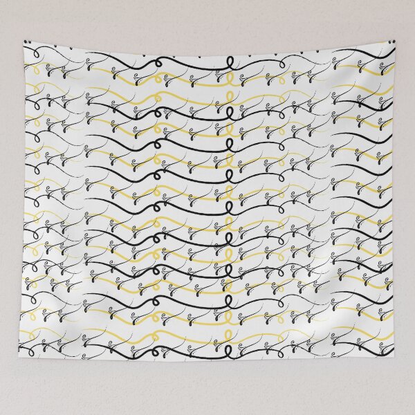 Item preview, Pattern digitally created with curvy lines designed and sold by lamond-creation.