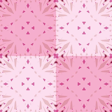 Artwork thumbnail, Summer Pink Geometric Quilt Design Pattern by PatternPerfect