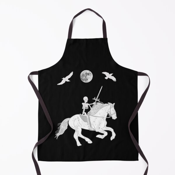 Item preview, Ghost rider, skeleton on a horse, white gray designed and sold by CreaVisArt.