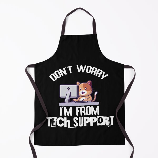 Item preview, Don't Worry I'm from Tech Support Computer Programmer Cat Lovers designed and sold by Nzgiftsandmore.
