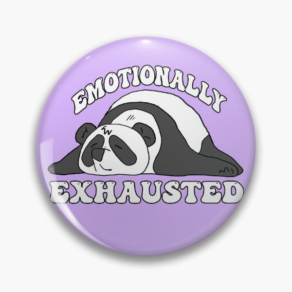Item preview, Emotionally Exhausted Panda - Purple designed and sold by OooiChris.