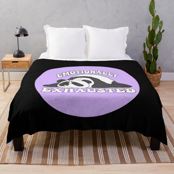 Item preview, Emotionally Exhausted Panda - Purple designed and sold by OooiChris.