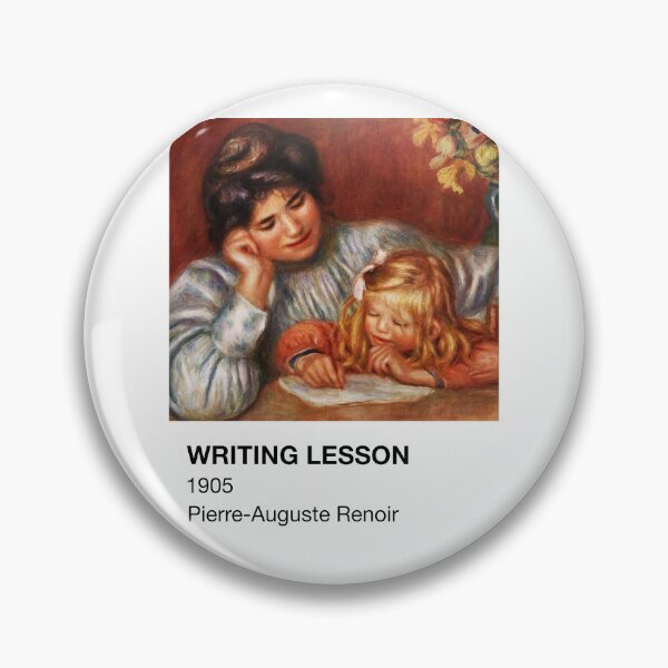 Artikelvorschau, Schreibstunde Pierre-Auguste Renoir Pantone Card entworfen und verkauft von neopop.