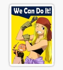 Winry Can Do It Sticker
