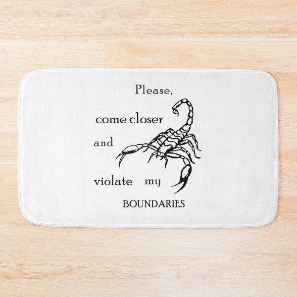 Item preview, Please, come closer and violate my boundaries | Scorpion designed and sold by LiskaPS.