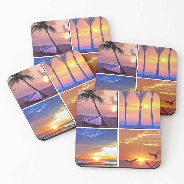 Item preview, Landscapes Series - Beaches at sunset sunrise 02 designed and sold by GrafiKrama.