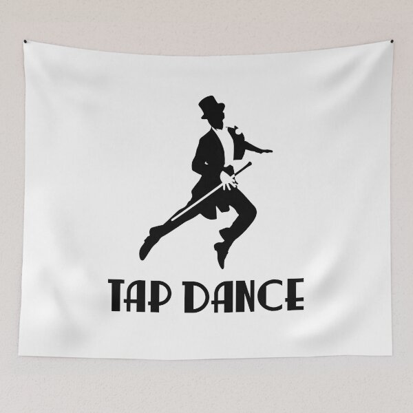 Item preview, Funny Tap dancing gift - Fred aistare shape tap dance | tap dance related gifts, tap dance student gift, tap dance teacher gift tap shoes designed and sold by TAP-DANCE-ART.