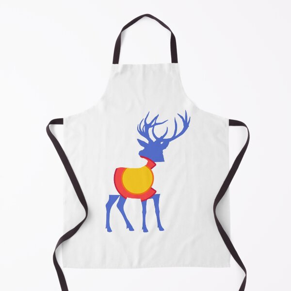Artikelvorschau, Deer Buck Colorado Flag - Wild Deer Hunting entworfen und verkauft von ExploreColorado.