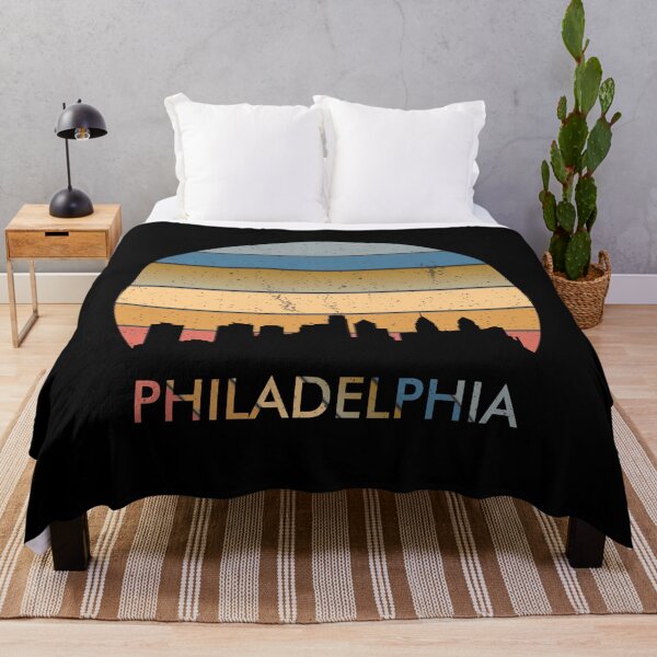 Item preview, PHILADEPHIA vintage design, silhouette design, sunset design, PHILADEPHIA skyline designed and sold by greatatlas.