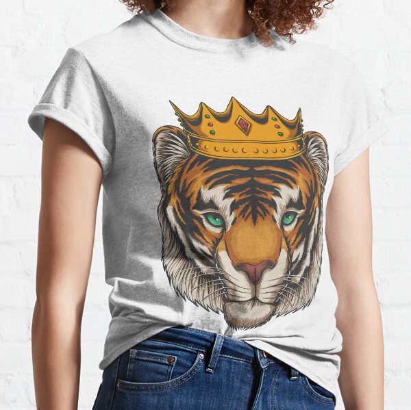 royal tiger bengal tiger Animal Painting India ethnic Traditional miniature  Art Wild Life India T-Shirt