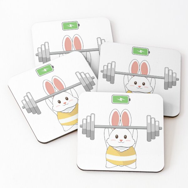 Item preview, Weightlifting Bunny designed and sold by Anicue.