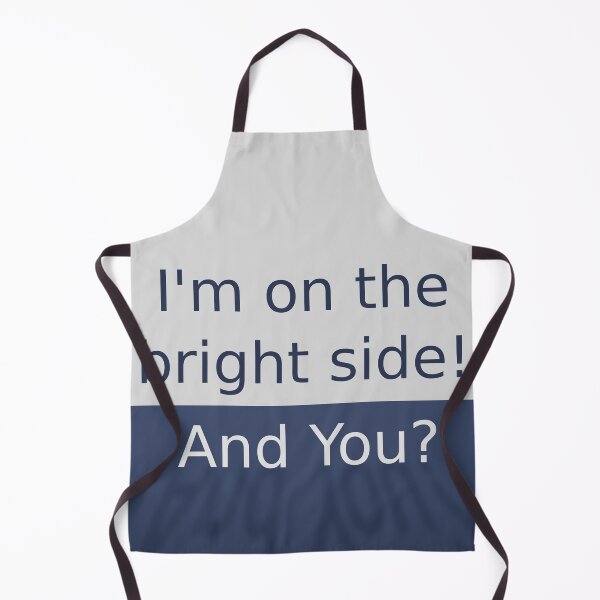 Item preview, I'm on the bright side! And you? (square) designed and sold by tuzlay.
