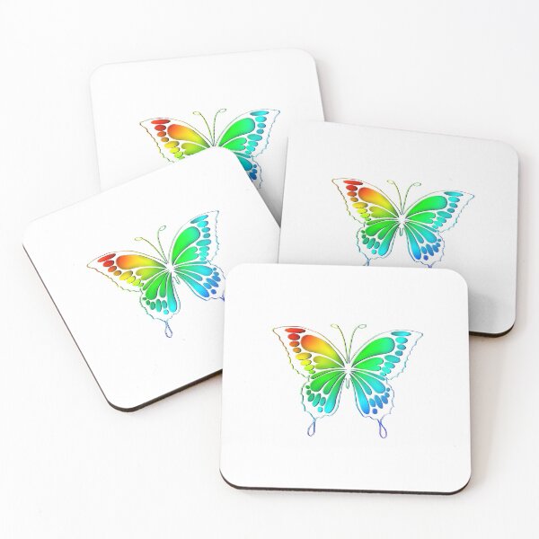Item preview, Rainbow Butterfly (No Background) designed and sold by PassRestProd.