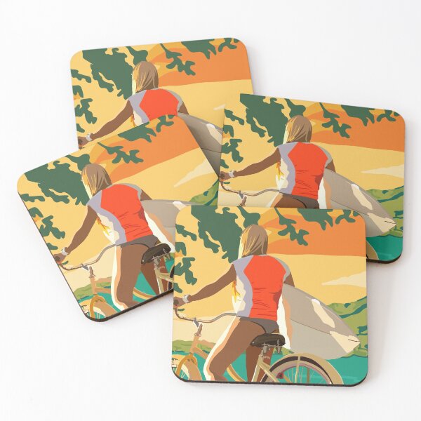 Item preview, Riding to the sunset surf designed and sold by Tiny-Designs-UK.