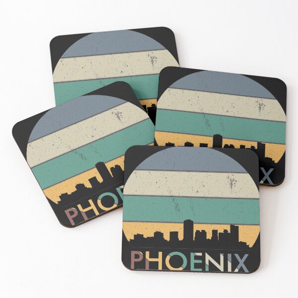 Item preview, PHOENIX  vintage design, silhouette design, sunset design, PHOENIX skyline designed and sold by greatatlas.