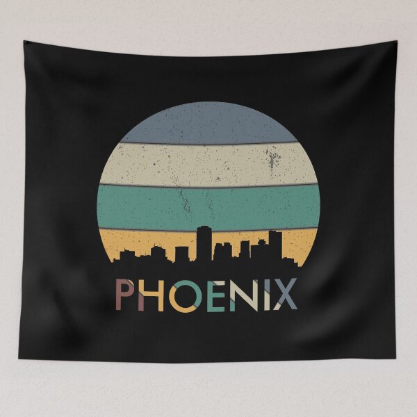 Item preview, PHOENIX  vintage design, silhouette design, sunset design, PHOENIX skyline designed and sold by greatatlas.