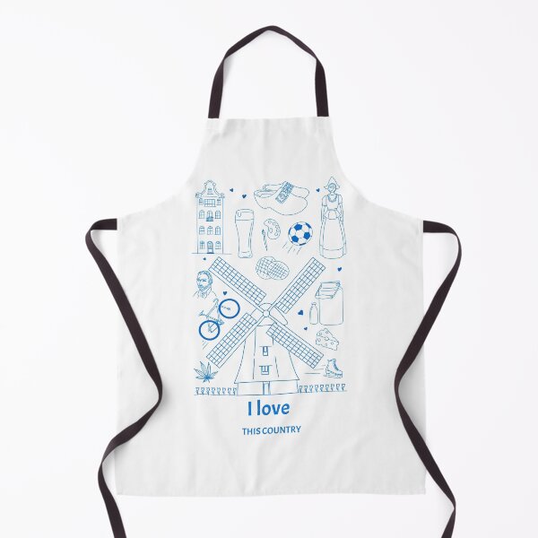 Item preview, I love this country illustrated patriotic design Netherlands designed and sold by Evartdesign.