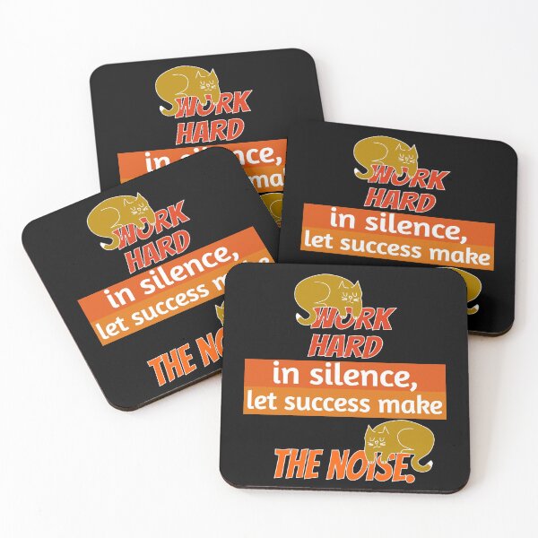 Item preview,  Work hard with calm, success draws attention. designed and sold by Bodino.