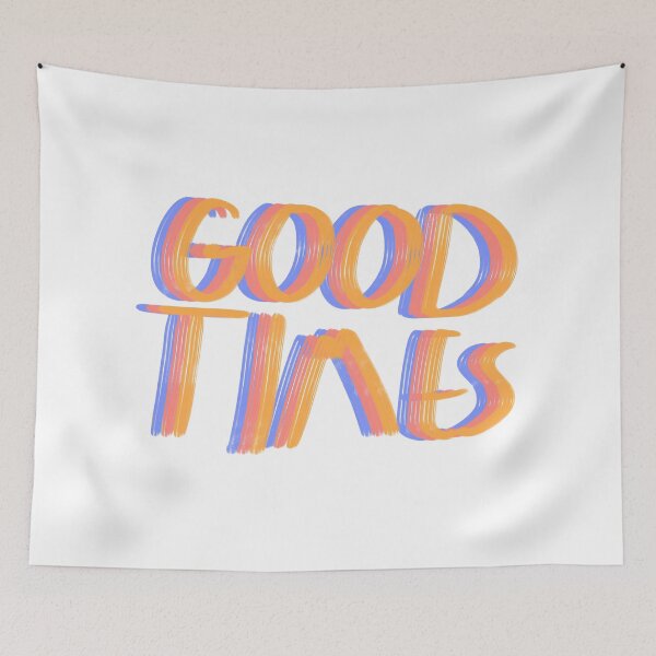 Item preview, Good times orange pink blue  designed and sold by lemonsNlavender.