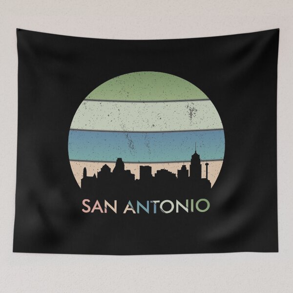 Item preview, SAN ANTONIO   vintage design, silhouette design, sunset design, SAN ANTONIO skyline designed and sold by greatatlas.