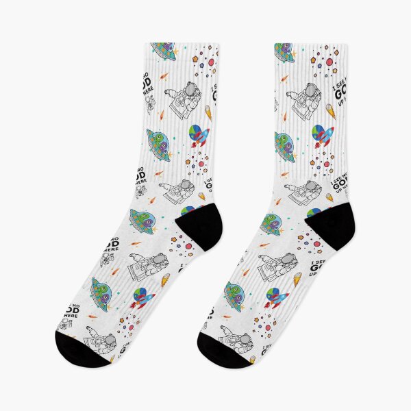 Item preview, I see no god up here, cute pattern designed and sold by youngdstag.