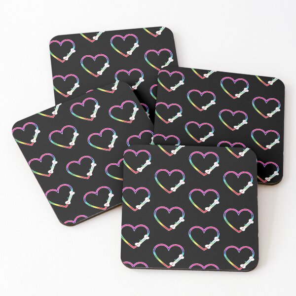 Item preview, LGBT Pride Heart Love Bone  designed and sold by PomchiloveNlife.
