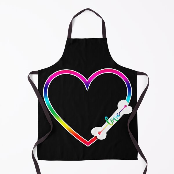 Item preview, LGBT Pride Heart Love Bone designed and sold by PomchiloveNlife.