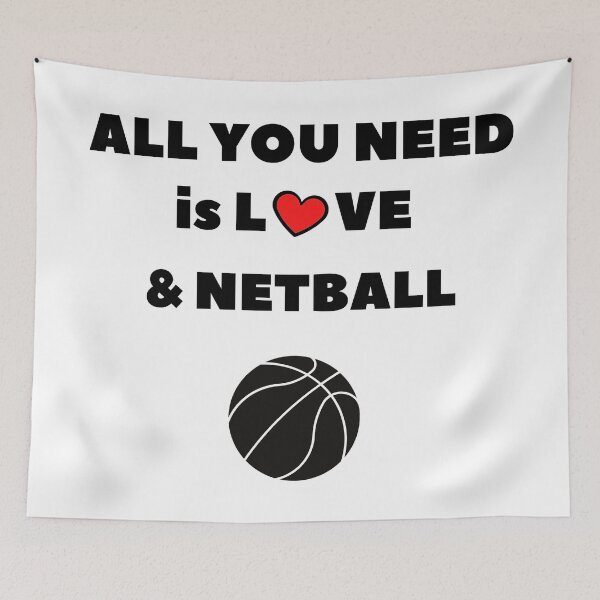 Item preview, All you need is love and netball designed and sold by TheGreenGoat.