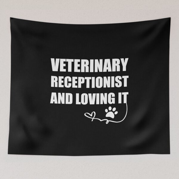 Item preview, Veterinary Receptionist And Loving It designed and sold by Tshirty10.