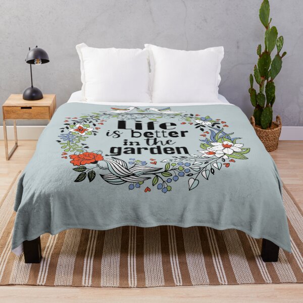 Item preview, Life is better in the garden designed and sold by Growwithme.