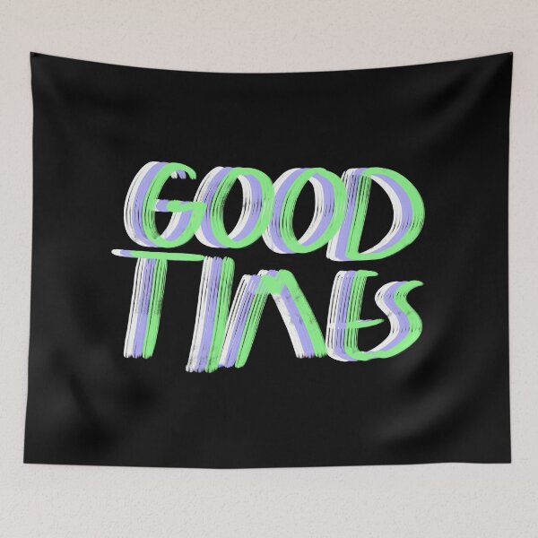 Item preview, Good times white purple green designed and sold by lemonsNlavender.