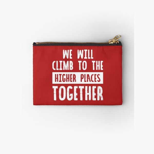 Item preview, We Will Climb To The Higher Places Together (Dark Red BG) designed and sold by FilipeFerreira.
