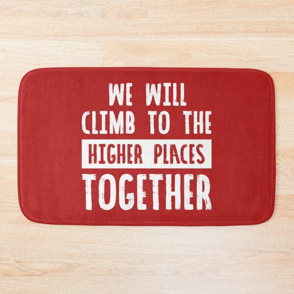 Item preview, We Will Climb To The Higher Places Together (Dark Red BG) designed and sold by FilipeFerreira.