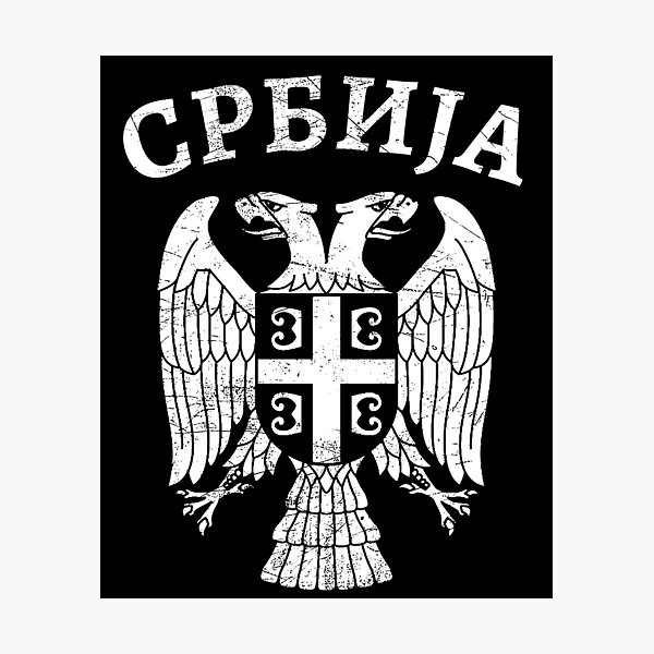Item preview, Serbia eagle coat of arms designed and sold by Mila1946.