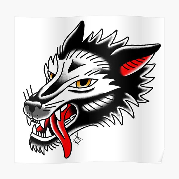 Wolf Logo snarl Tattoo Ink panthera black Wolf Fang anger Werewolf  gray Wolf Steam  Anyrgb
