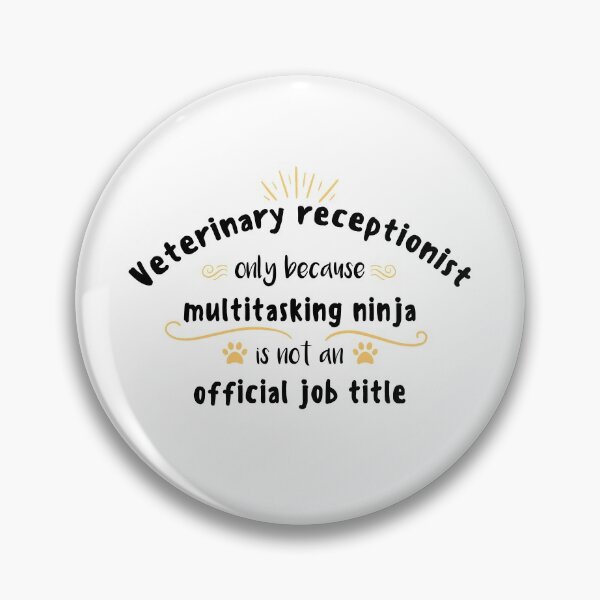Item preview, Funny Veterinarian Gift For Veterinary Receptionist designed and sold by Tshirty10.