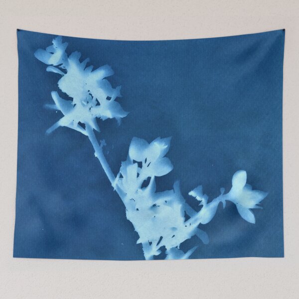 Aperçu de l'œuvre Cyanotype forsythia créée et vendue par LymphomaLass.