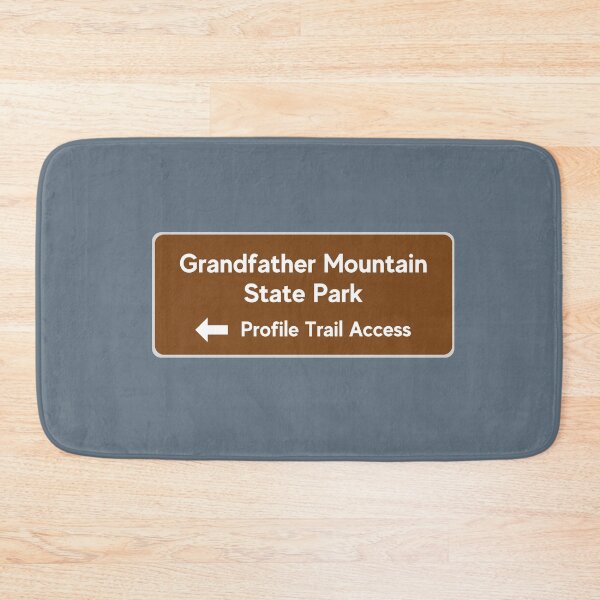 Item preview, Grandfather Mountain State Park North Carolina park sign designed and sold by TheWaterBirds.