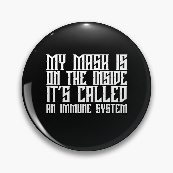 Item preview, mask on the inside immune system designed and sold by LAST WEEK'S STOLEN AESTHETICS.
