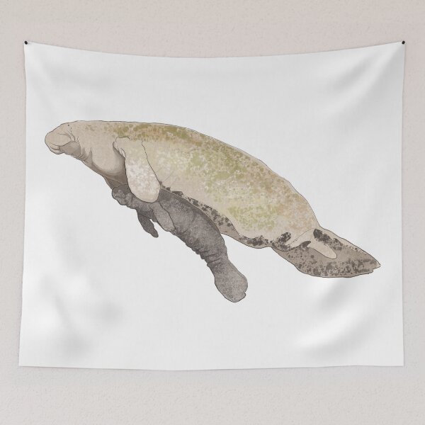 Item preview, Marine Life - Manati designed and sold by linnedo.